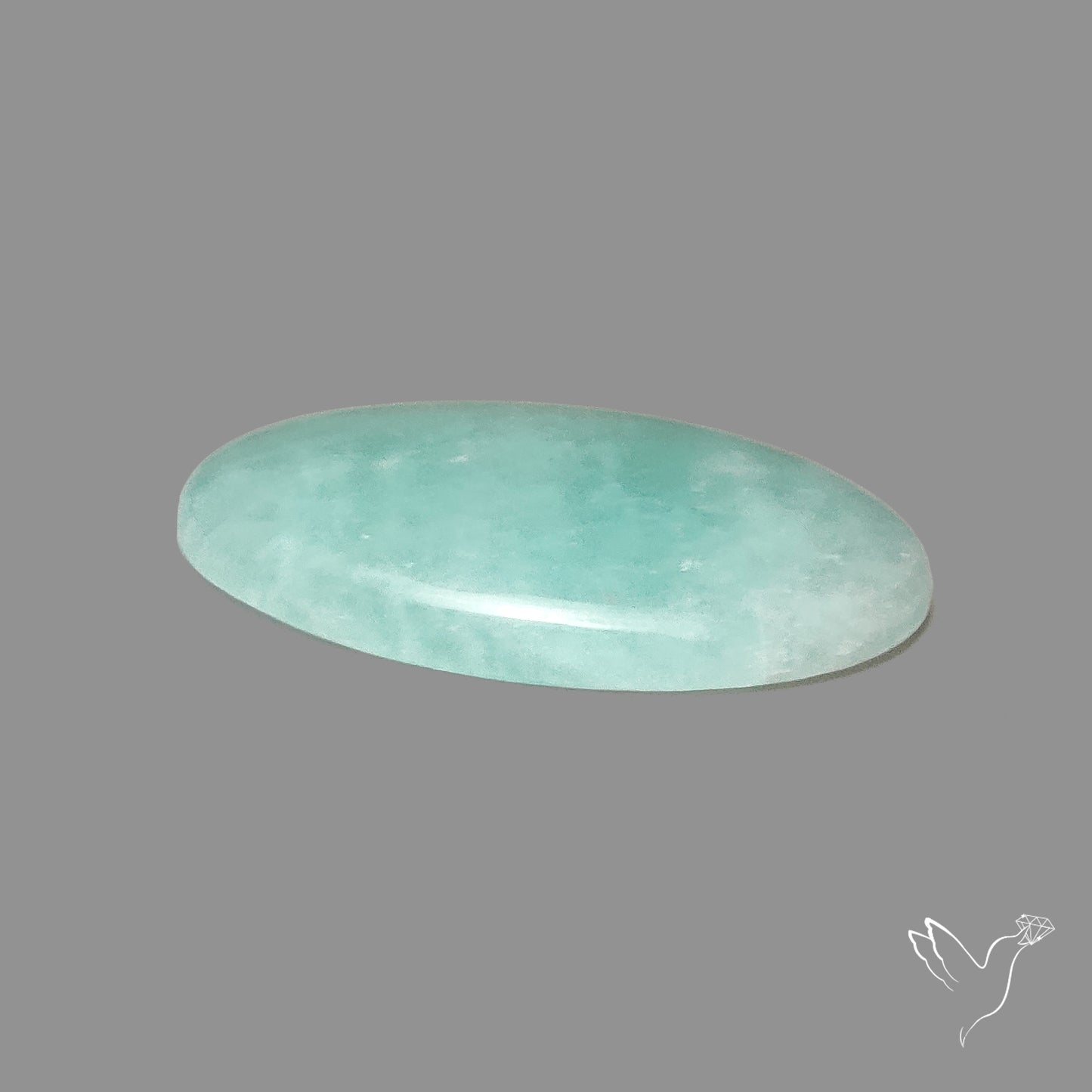 Silver Flash Amazonite Peru Cabochon