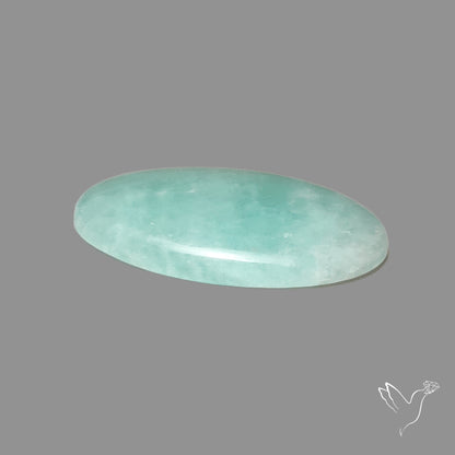 Silver Flash Amazonite Peru Cabochon