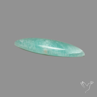 Silver Flash Amazonite Peru Cabochon