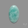 Silver Flash Amazonite Peru Cabochon