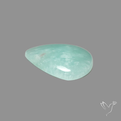 Silver Flash Amazonite Peru Cabochon