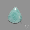 Silver Flash Amazonite Peru Cabochon