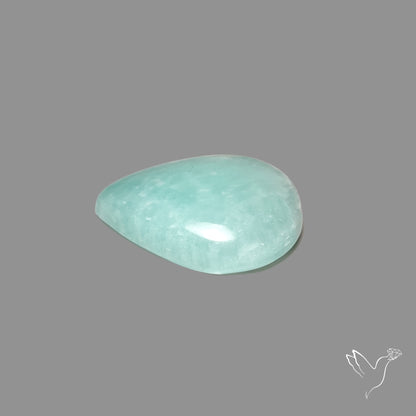 Silver Flash Amazonite Peru Cabochon