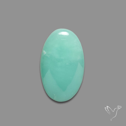 Silver Flash Amazonite Peru Cabochon