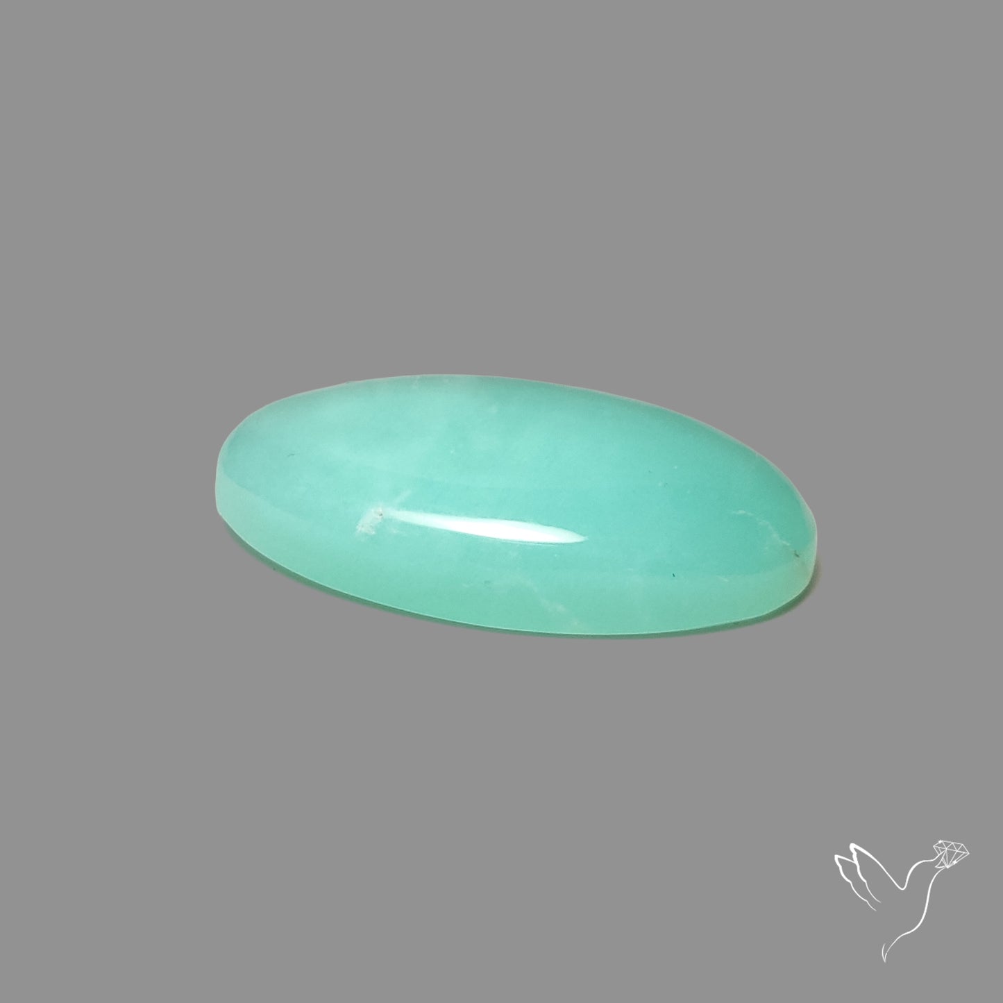 Silver Flash Amazonite Peru Cabochon