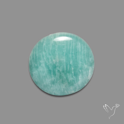 Silver Flash Amazonite Peru Cabochon