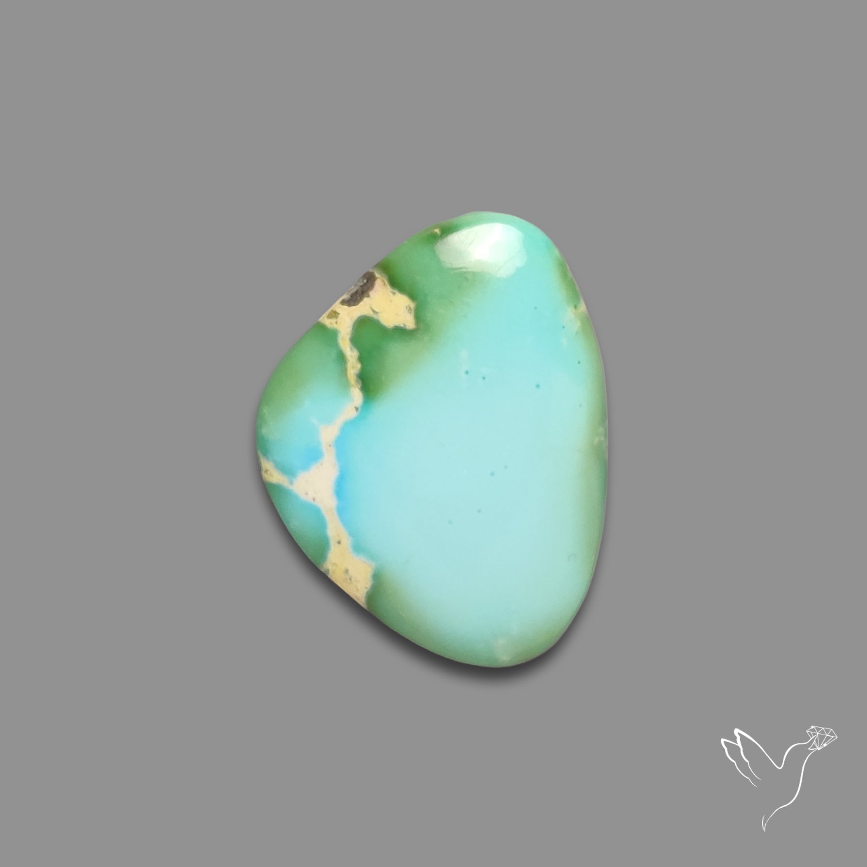 Sonoran Gold Turquoise Cabochon Rare