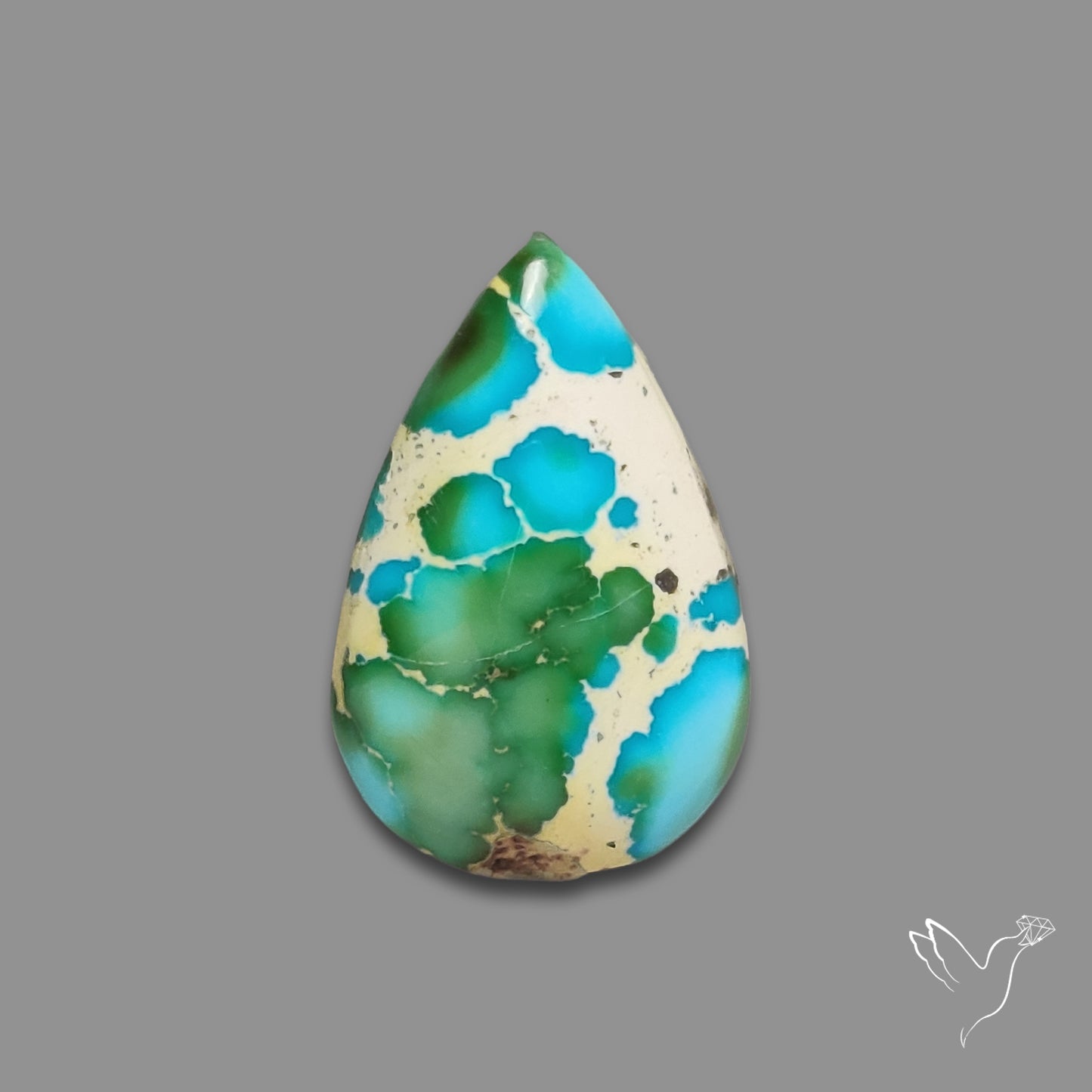Sonoran Gold Turquoise Cabochon Rare