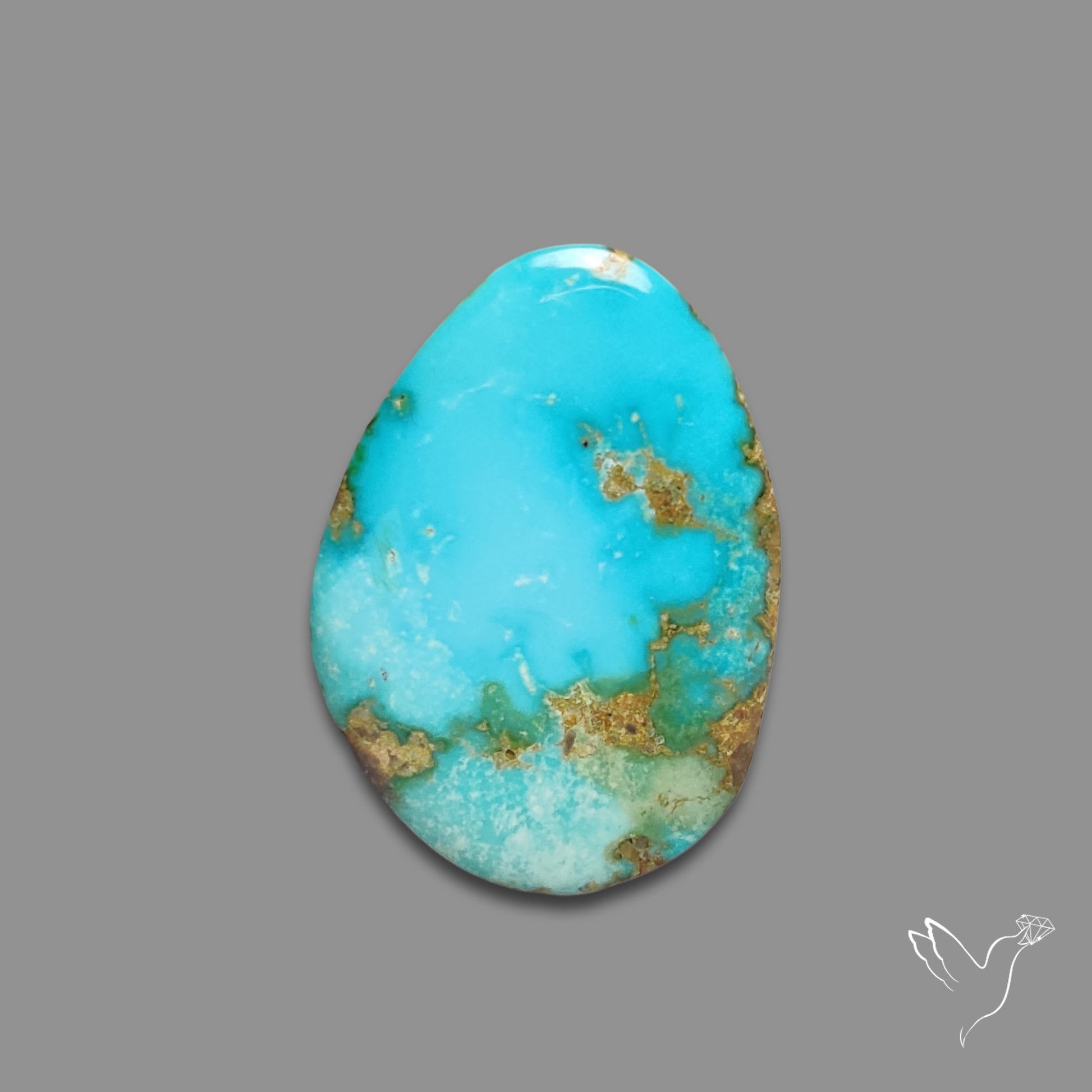Sonoran Gold Turquoise Cabochon Rare