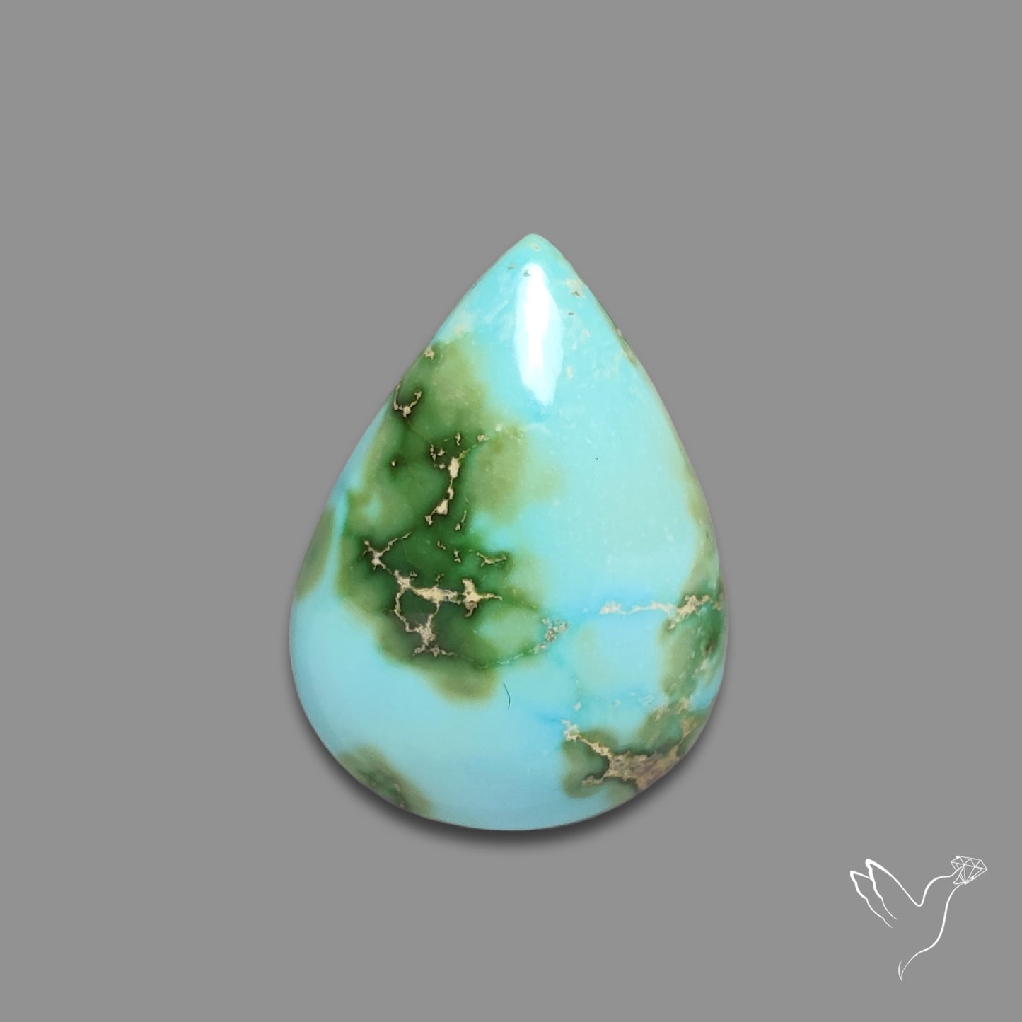 Sonoran Gold Turquoise Cabochon Rare