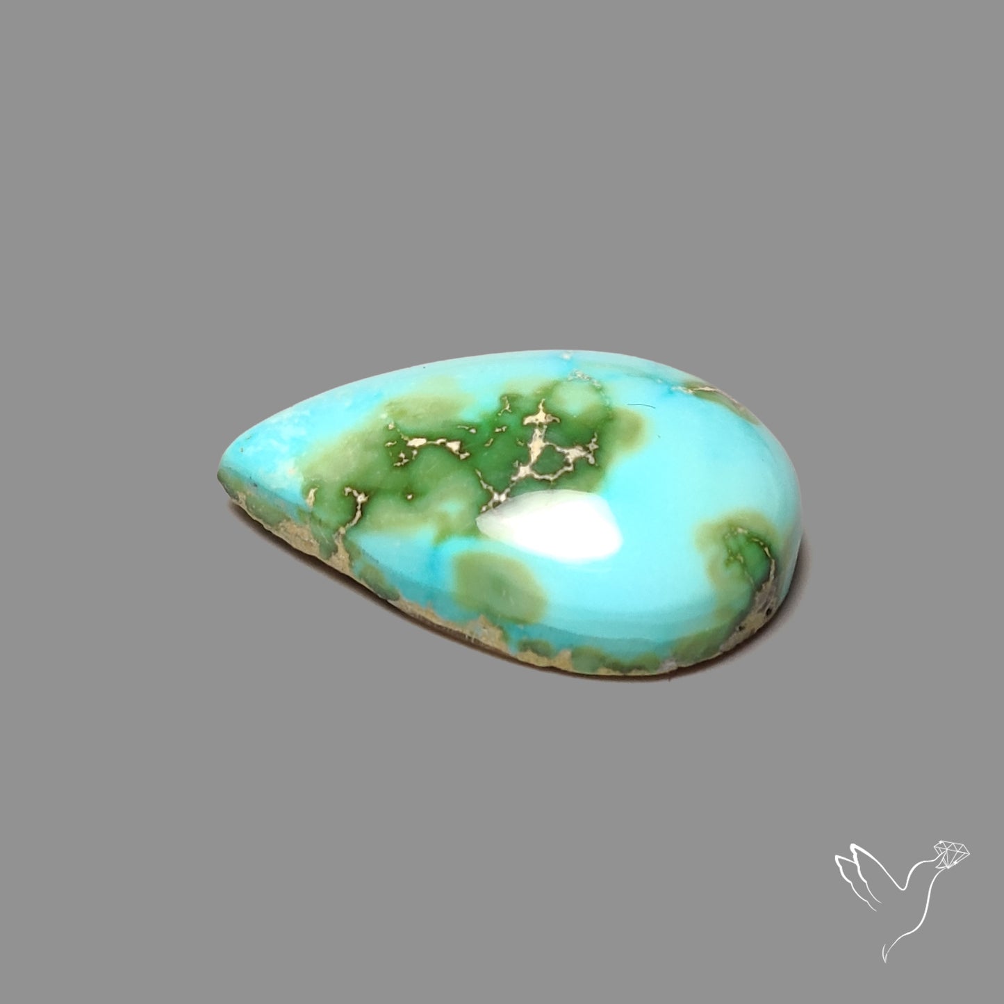 Sonoran Gold Turquoise Cabochon Rare