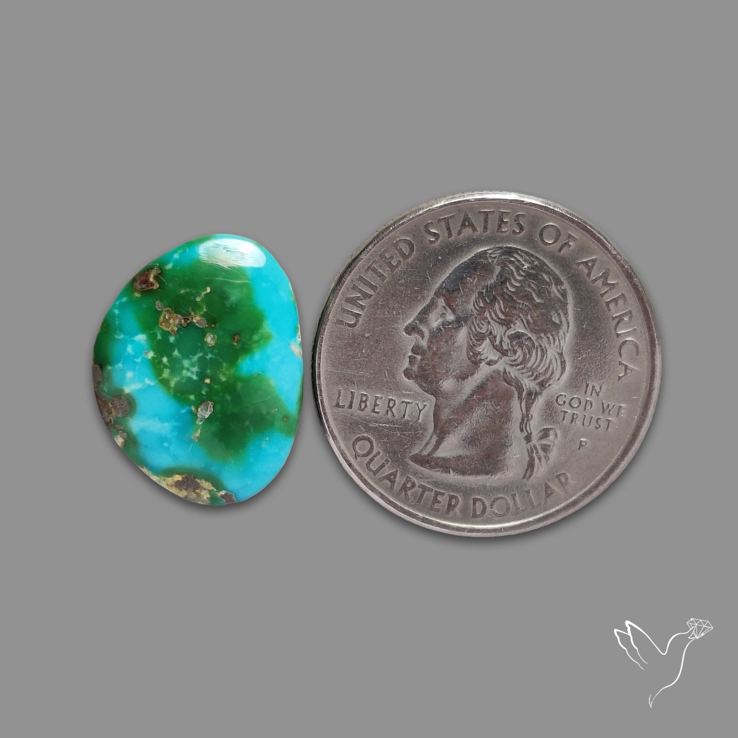 Sonoran Gold Turquoise Cabochon Rare