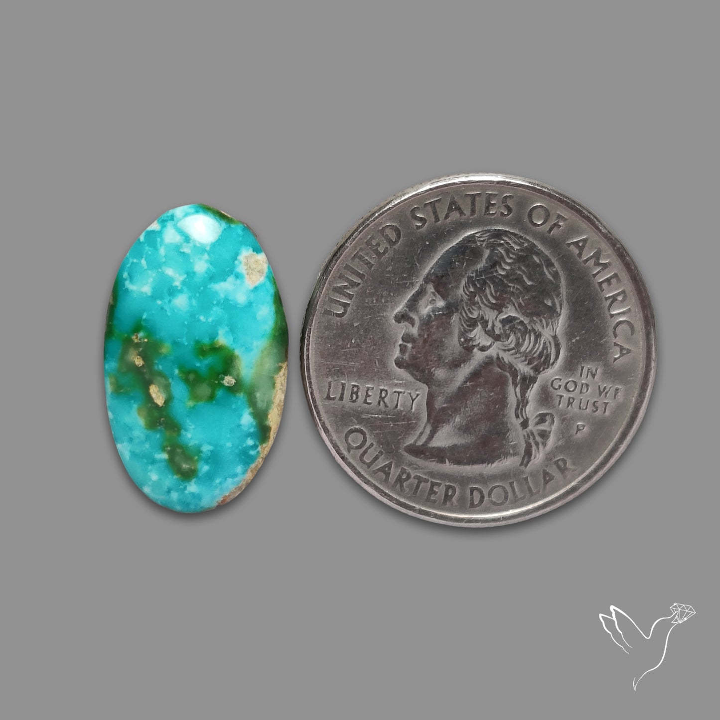 Sonoran Gold Turquoise Cabochon Rare