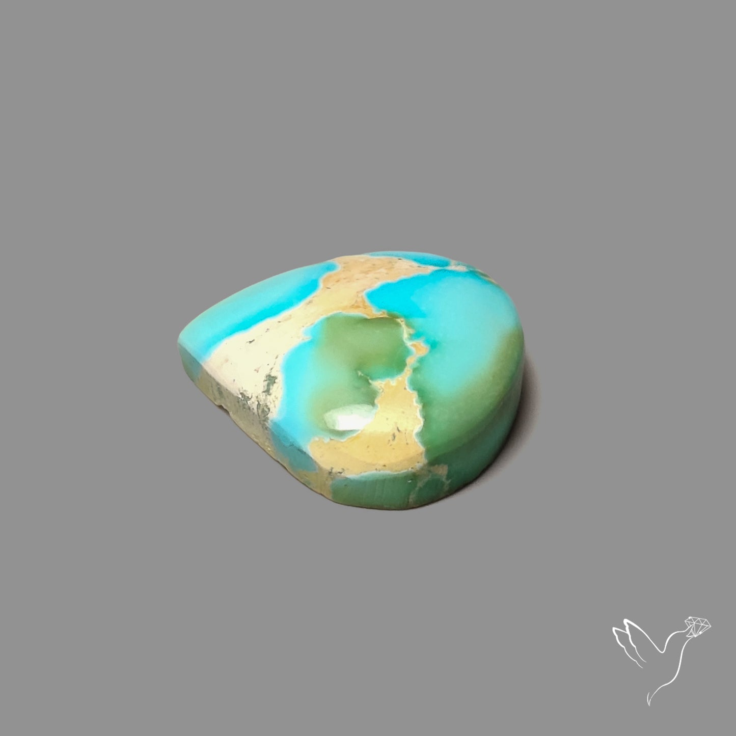 Sonoran Gold Turquoise Cabochon Rare