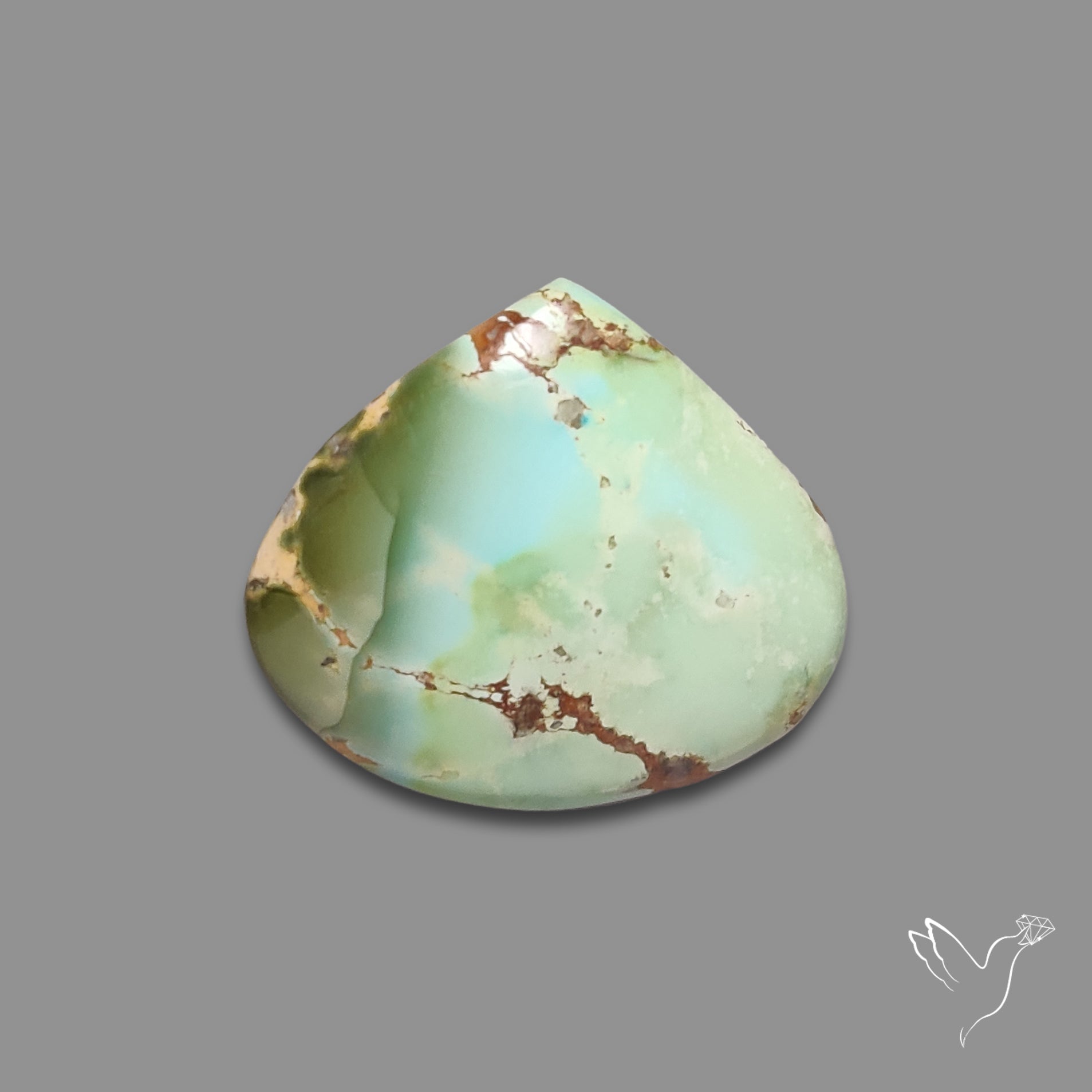 Sonoran Gold Turquoise Cabochon Rare