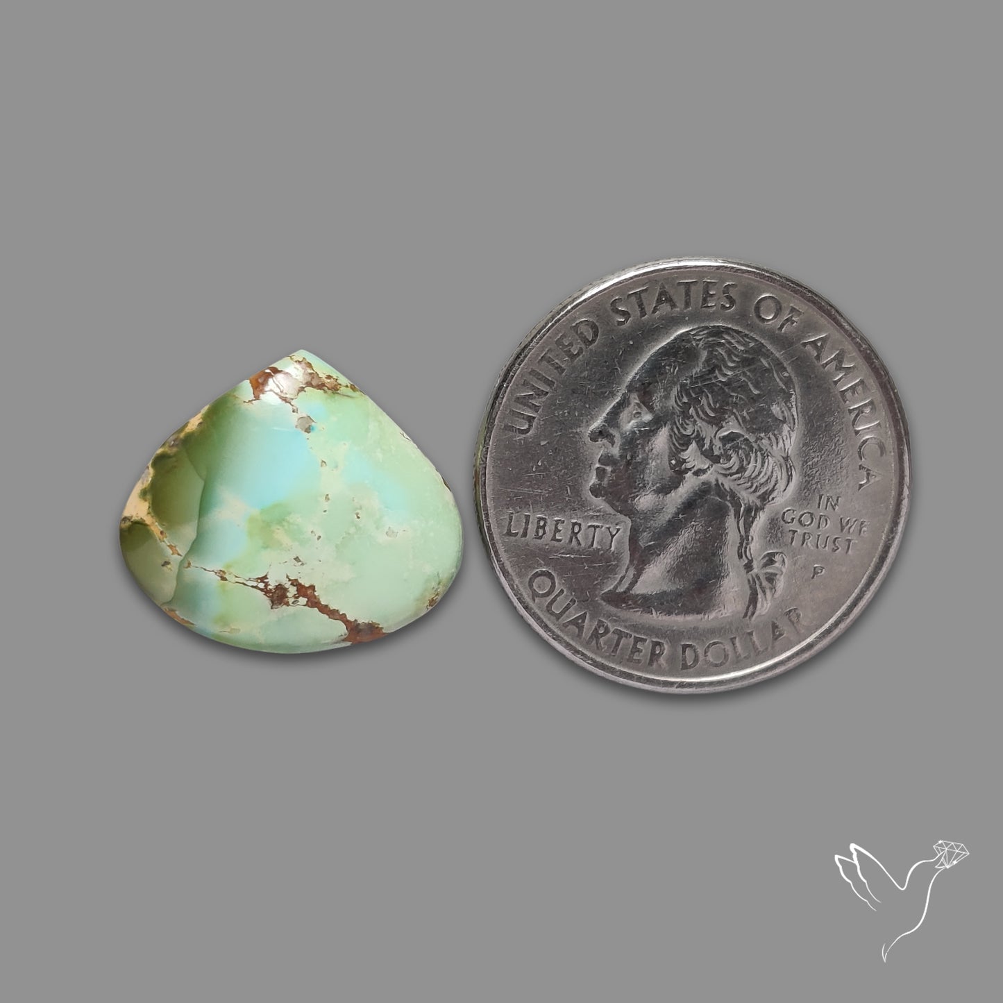 Sonoran Gold Turquoise Cabochon Rare