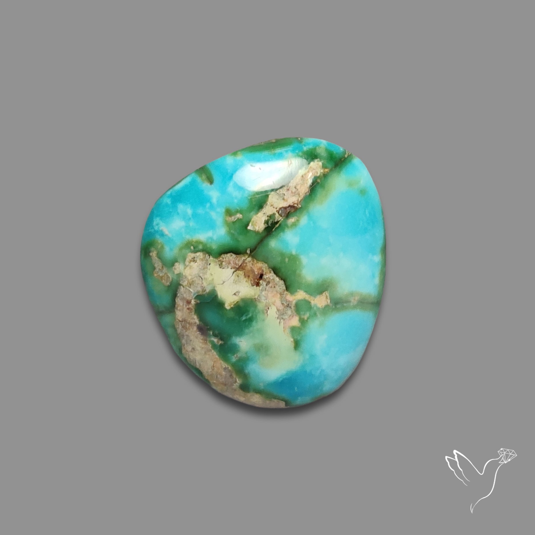 Sonoran Gold Turquoise Cabochon Rare