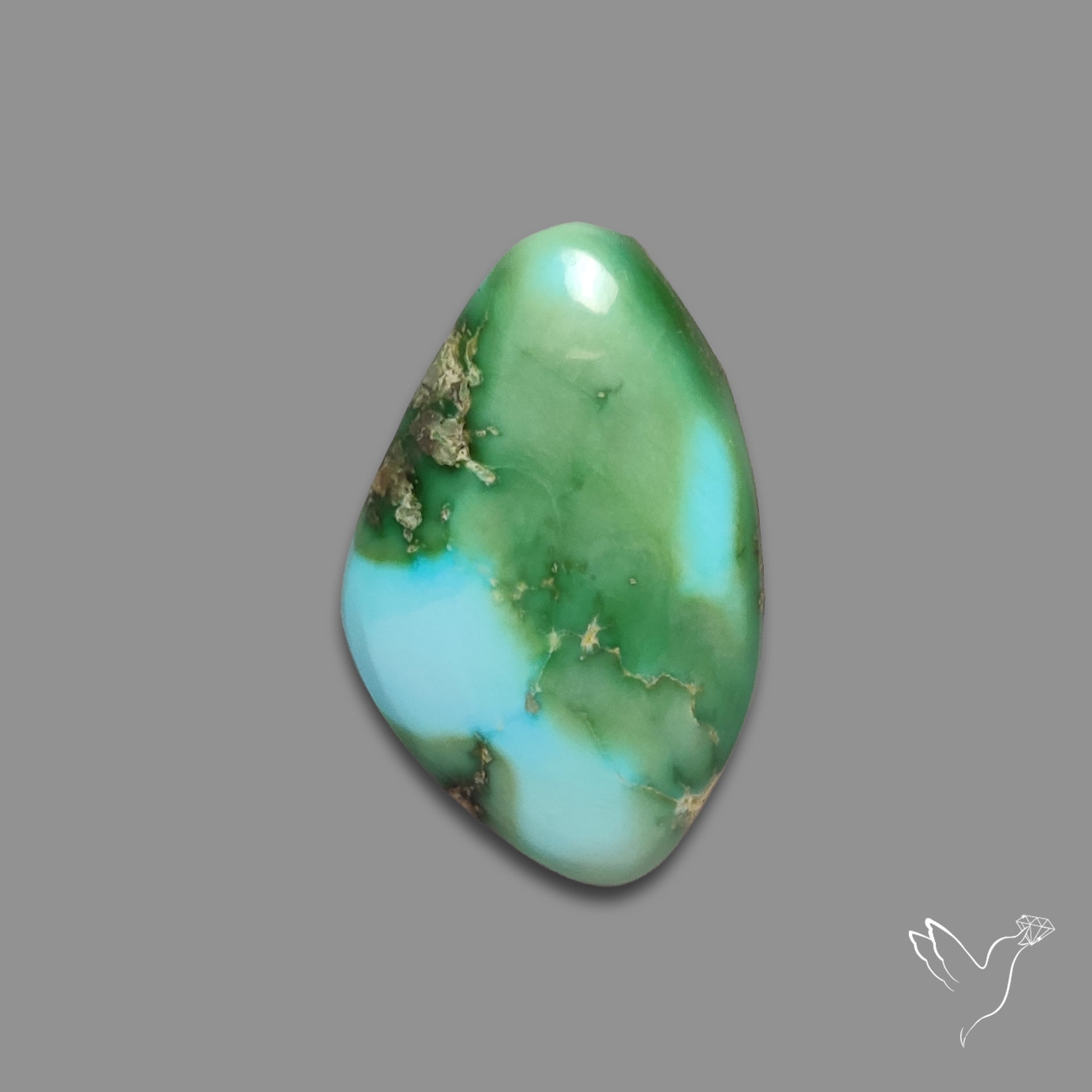 Sonoran Gold Turquoise Cabochon Rare
