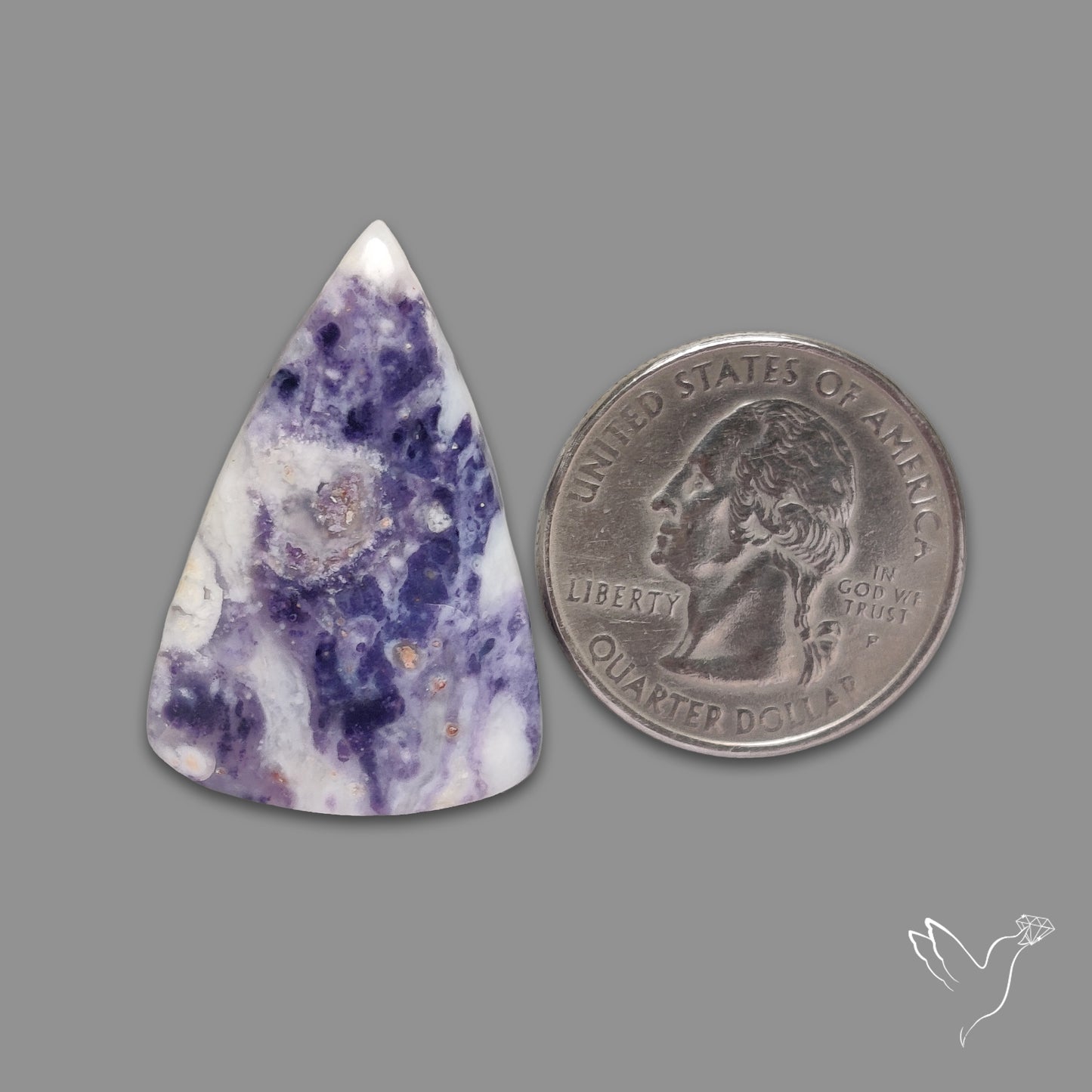 Morado Opal Purple Cabochon
