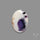 Morado Opal Purple Cabochon