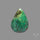 Deep Green Natural Tibetan Turquoise Cabochon