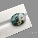 Faceted Moss Agate