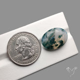 Faceted Moss Agate