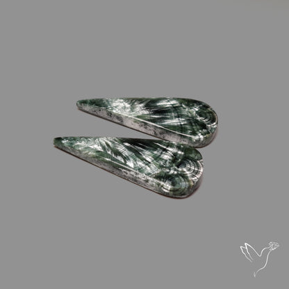 Green Seraphinites Pair