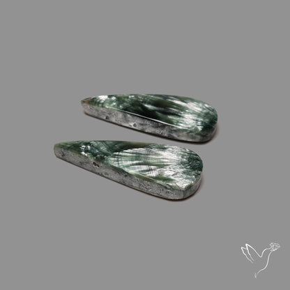 Green Seraphinites Pair