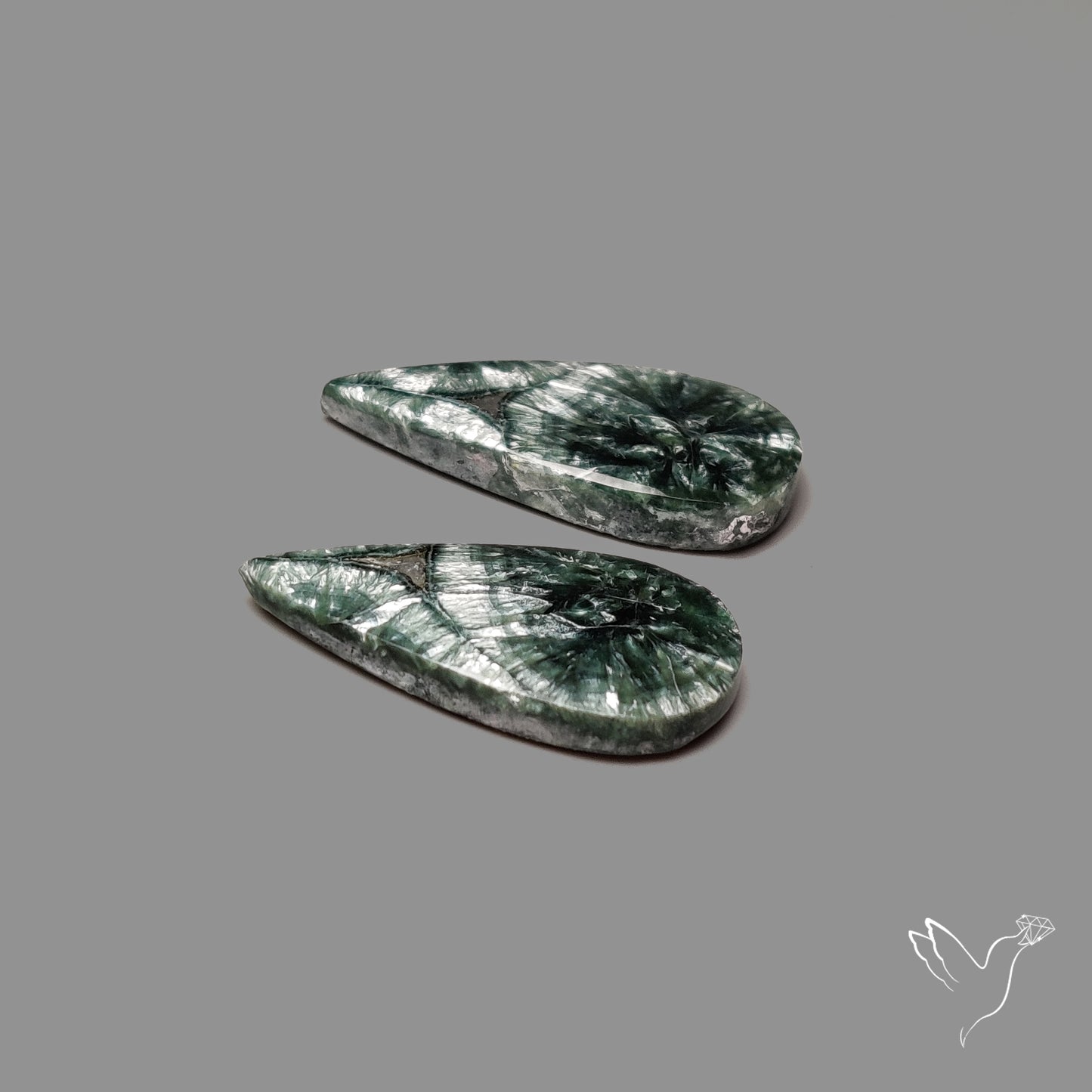 Green Seraphinites Pair