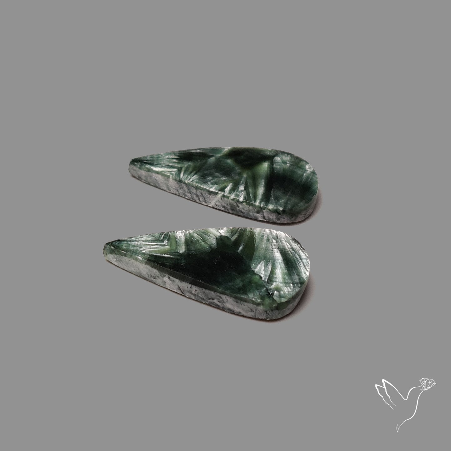 Green Seraphinites Pair
