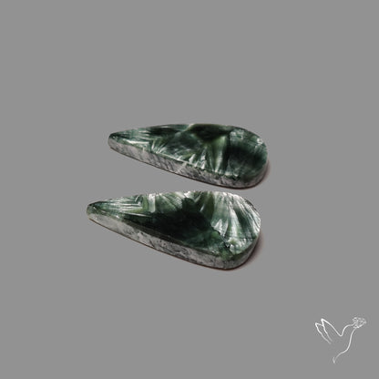 Green Seraphinites Pair