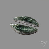 Green Seraphinites Pair