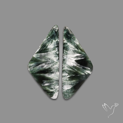 Green Seraphinites Pair