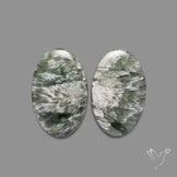 Green Seraphinites Pair