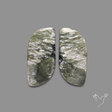 Green Seraphinites Pair
