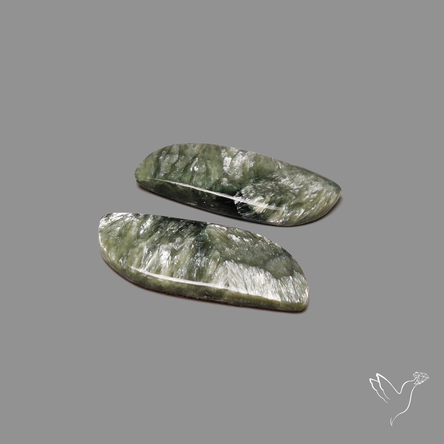Green Seraphinites Pair