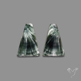 Green Seraphinites Pair
