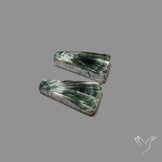 Green Seraphinites Pair
