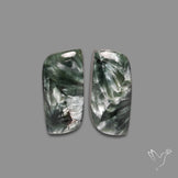 Green Seraphinites Pair
