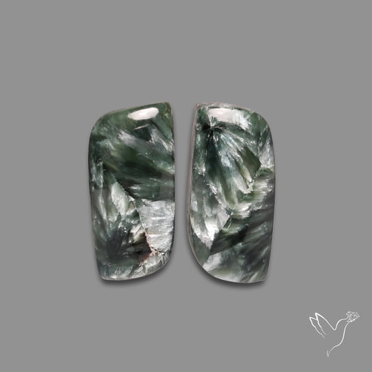 Green Seraphinites Pair