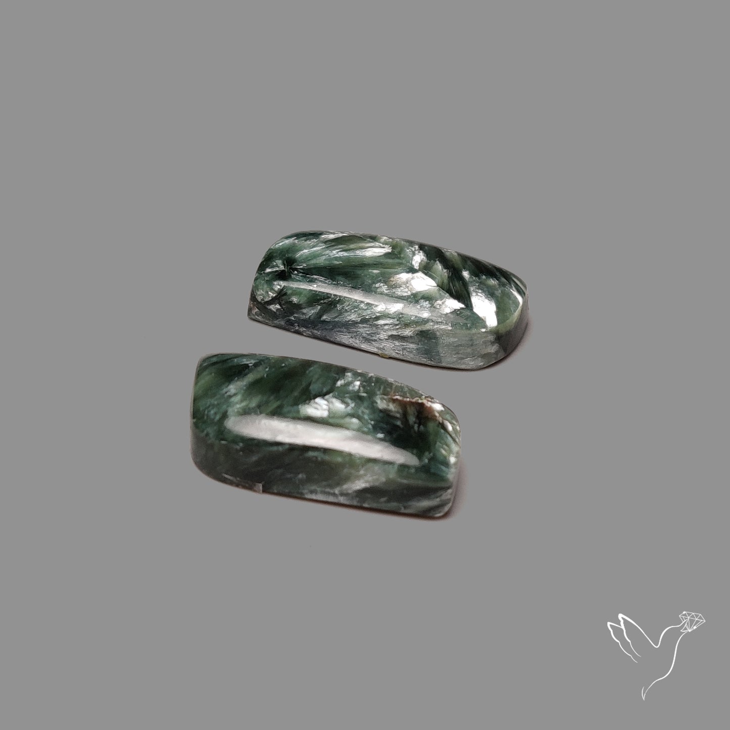 Green Seraphinites Pair