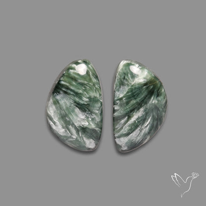 Green Seraphinites Pair