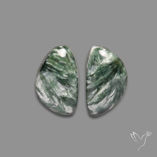 Green Seraphinites Pair