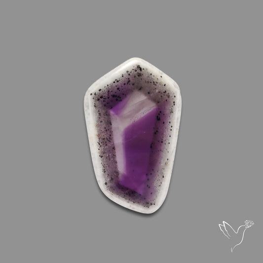 Super Seven Trapiche Amethyst Slice