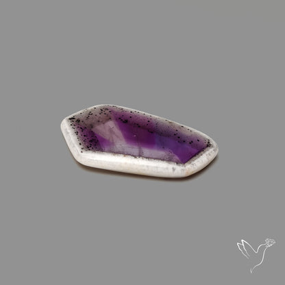 Super Seven Trapiche Amethyst Slice
