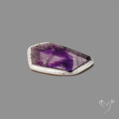 Super Seven Trapiche Amethyst Slice