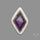 Super Seven Trapiche Amethyst Slice