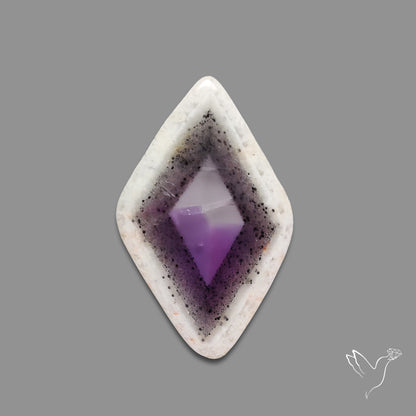 Super Seven Trapiche Amethyst Slice