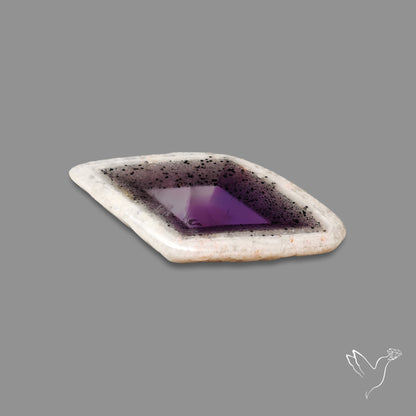 Super Seven Trapiche Amethyst Slice